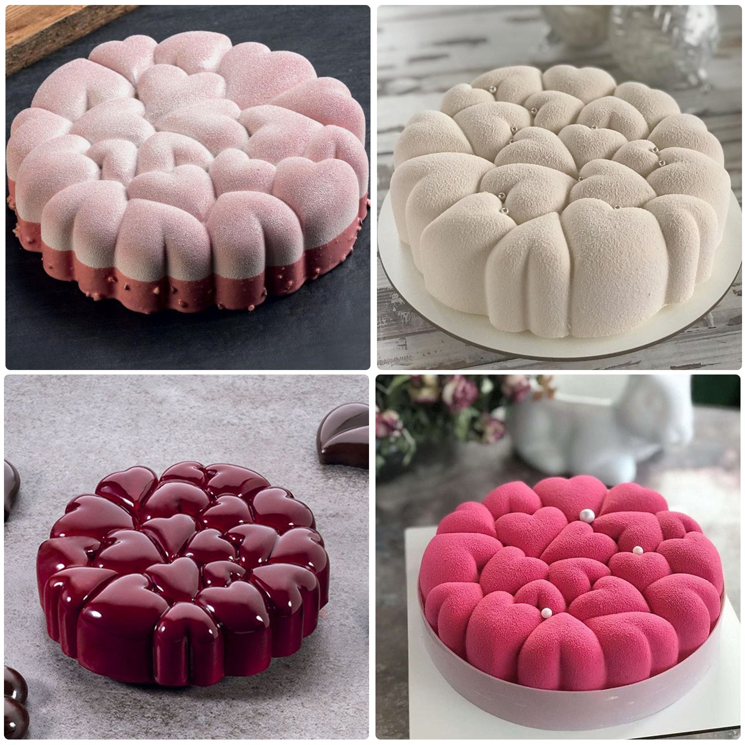 Moule Silicone lovehearts ™. Entremet - Boutiquedolcecake